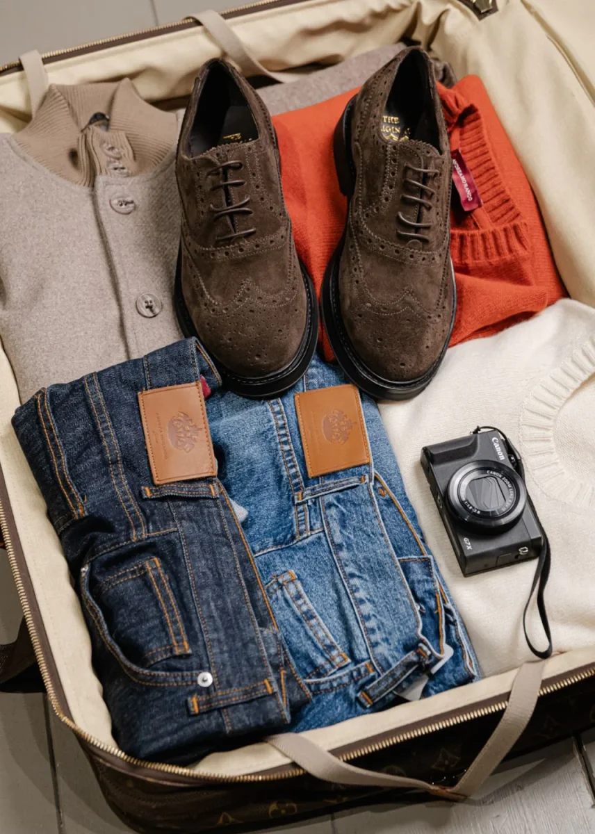 FRANCESINA  CODA DI RONDINE SCAMOSCIATA TAUPE - immagine 7