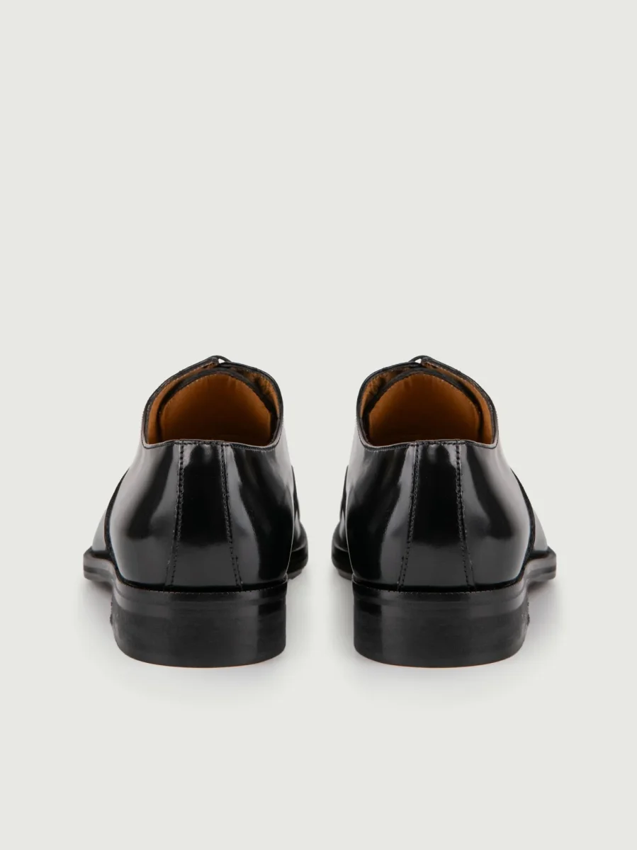 FRANCESINA IN PELLE SPAZZOLATA NERA - immagine 4