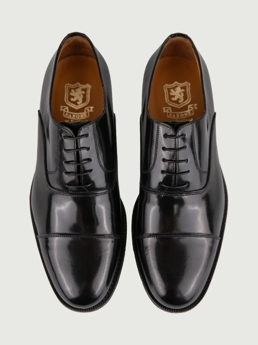 FRANCESINA IN PELLE SPAZZOLATA NERA - immagine 5