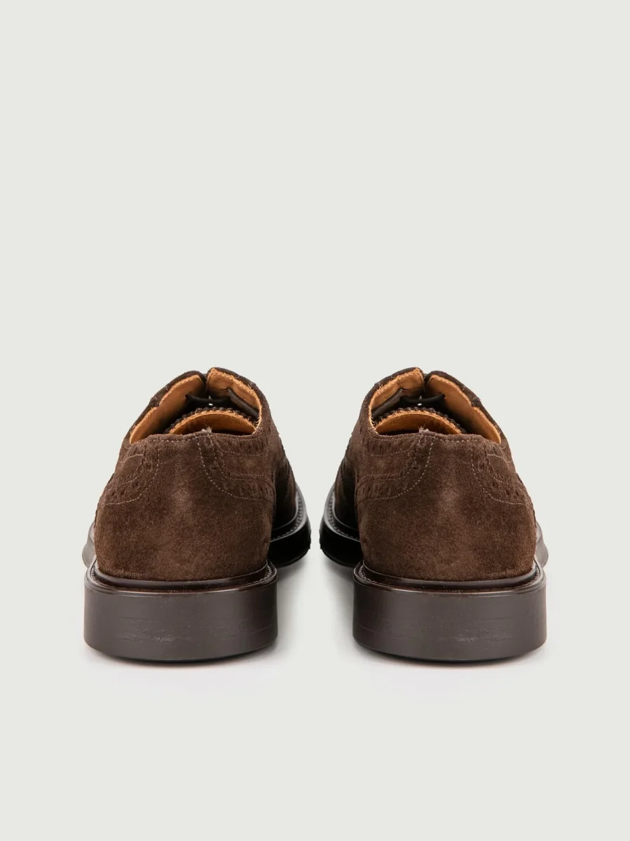 FRANCESINA SCAMOSCIATA MARRONE CODA DI RONDINE - immagine 5