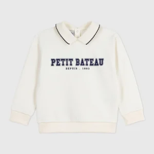 Felpa in cotone stampato bambino