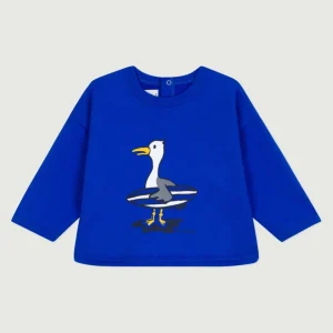 Felpa in cotone tinta unita neonato