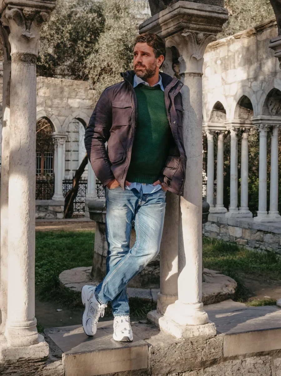 Field jacket blu imbottita - immagine 8