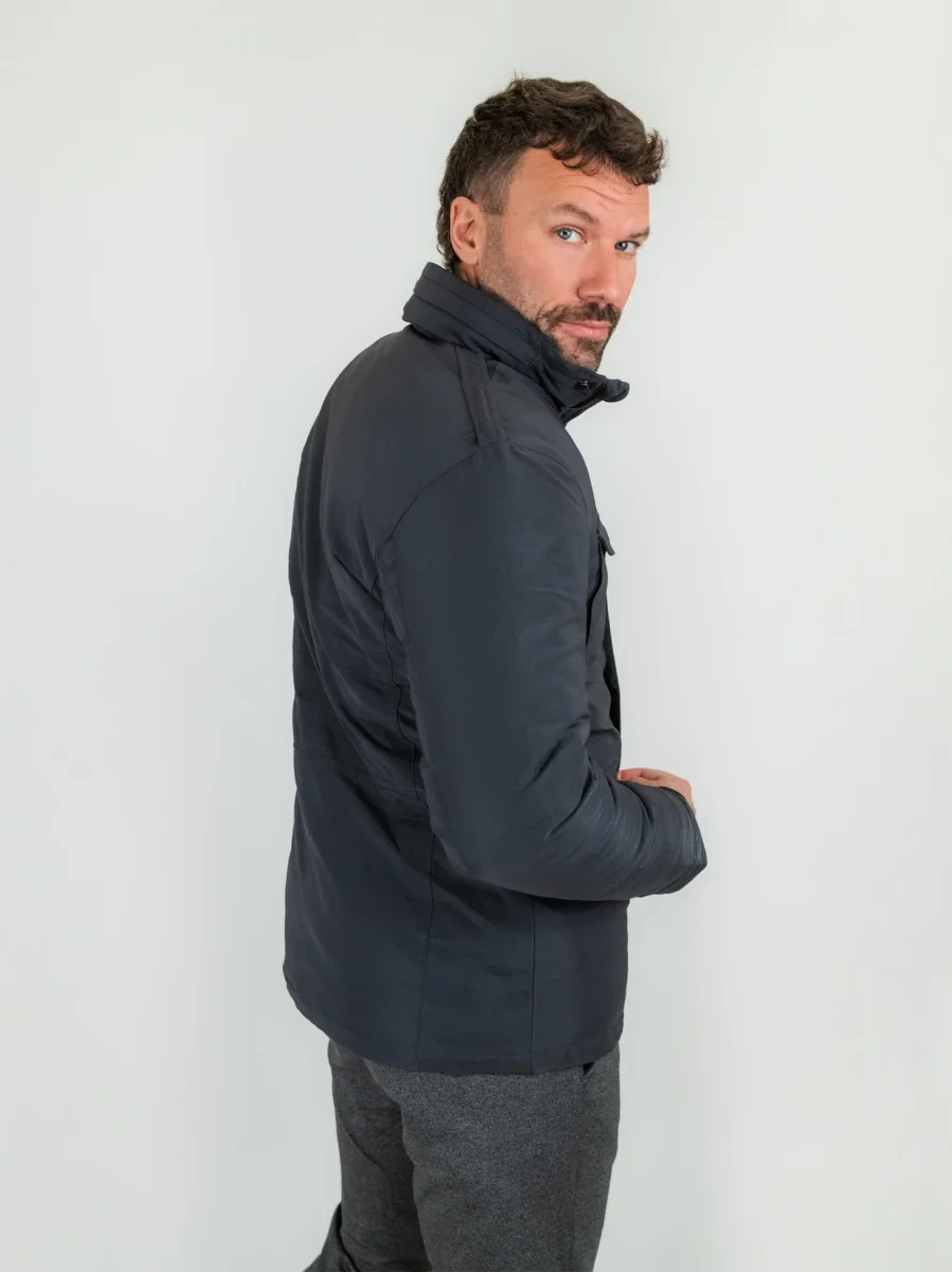 Field jacket blu imbottita - immagine 3