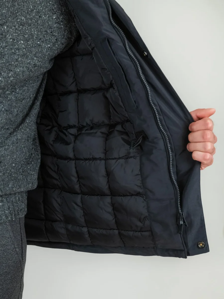 Field jacket blu imbottita - immagine 7