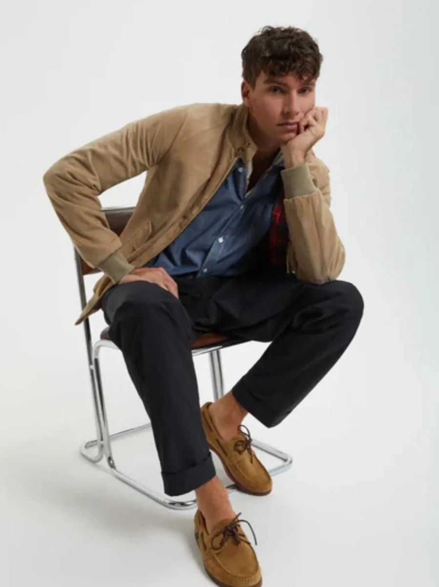 G9 in Pelle Scamosciata Storm Gray - immagine 6