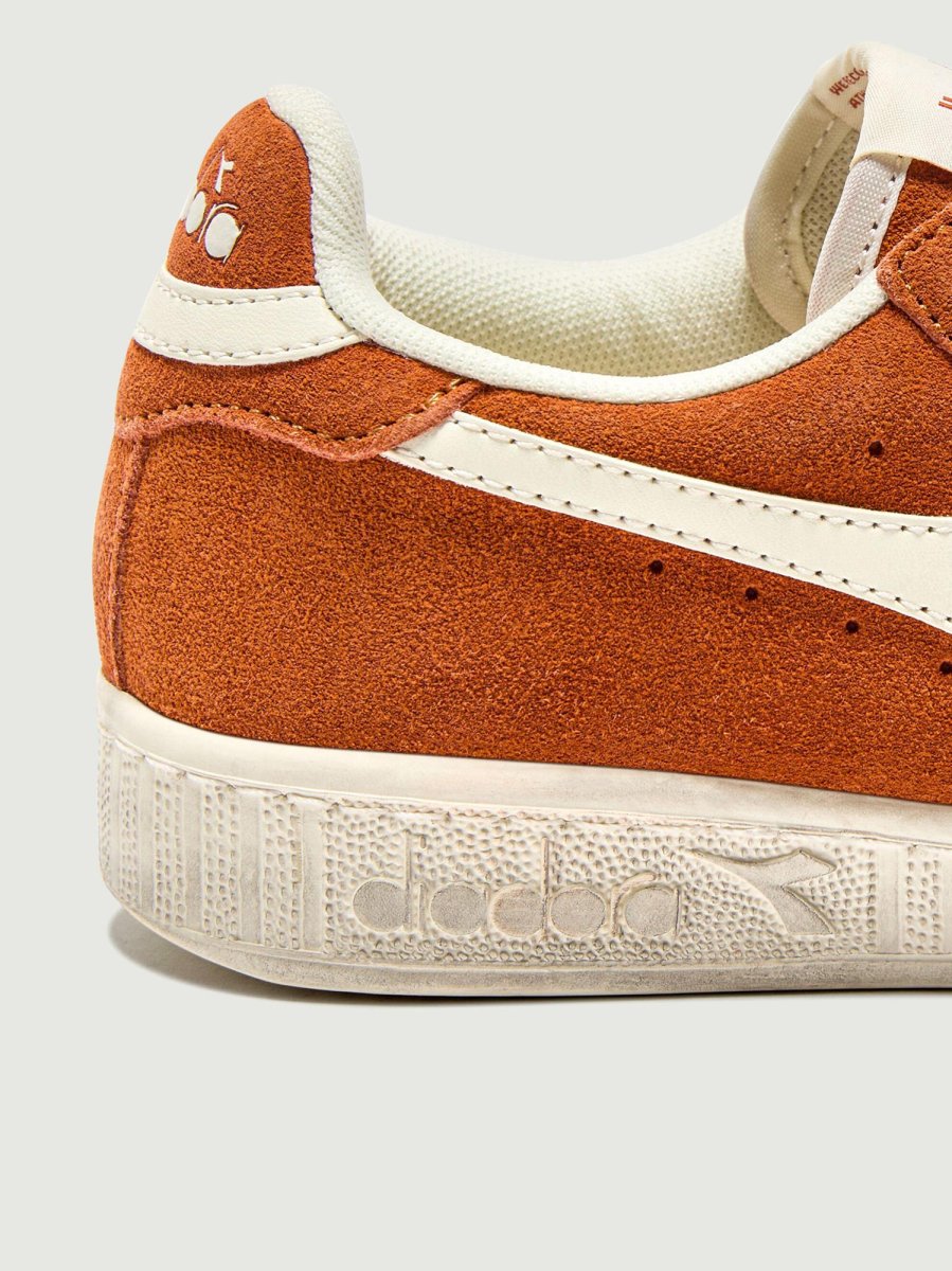 GAME L LOW SUEDE WAXED ARANCIO CORALLO - immagine 5