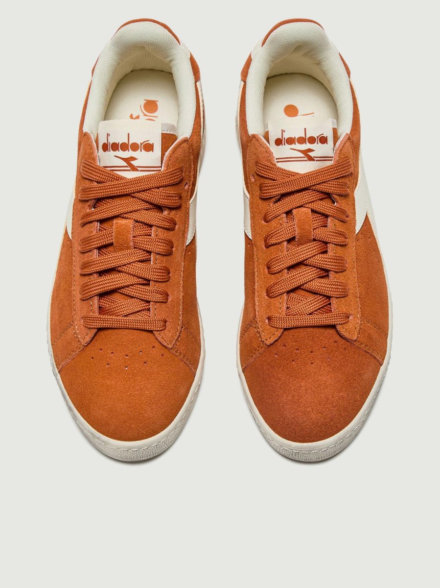 GAME L LOW SUEDE WAXED ARANCIO CORALLO - immagine 6