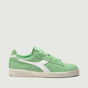 GAME L LOW SUEDE WAXED verde pistacchio