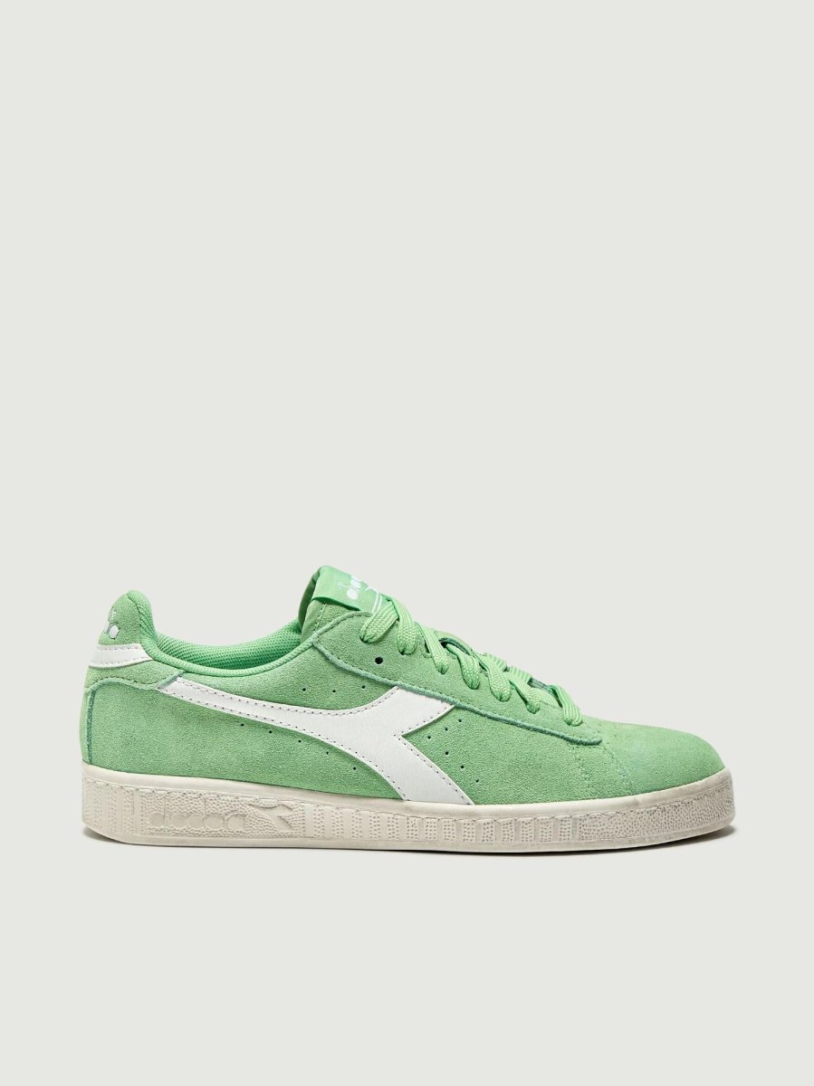 GAME L LOW SUEDE WAXED verde pistacchio