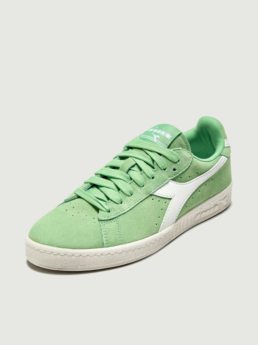 GAME L LOW SUEDE WAXED verde pistacchio - immagine 3