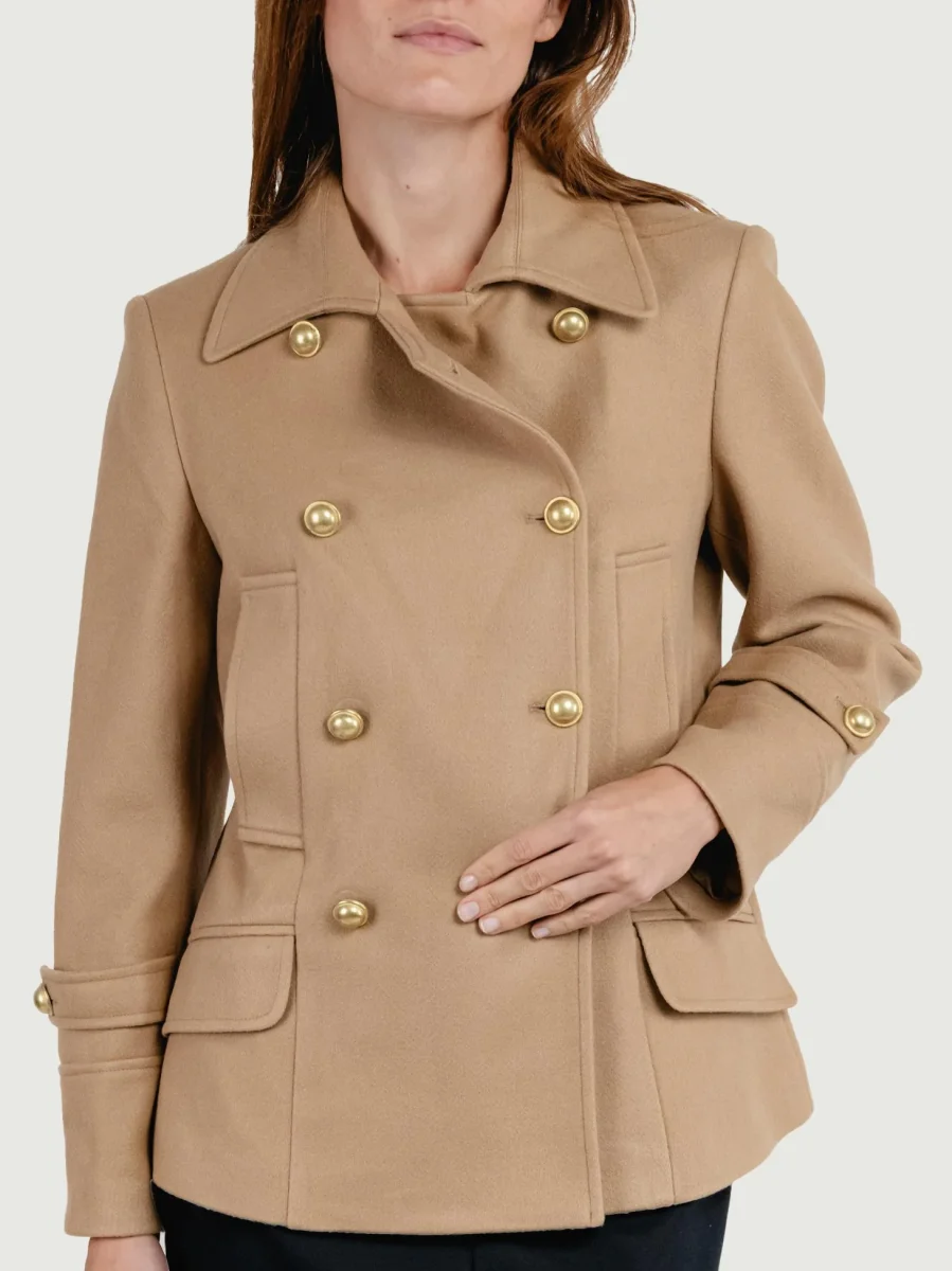 GIACCA DOPPIOPETTO IN MISTO LANA CAMMELLO - immagine 6