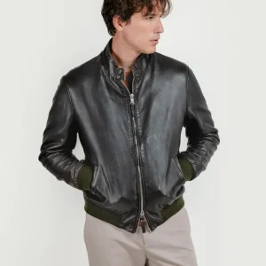 GIACCA IN PELLE TESTA MORO EAST VILLAGE