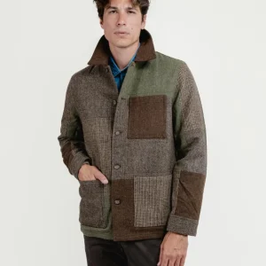 GIACCA IN LANA MODELLO DORR PATCHWORK MULTICOLOR