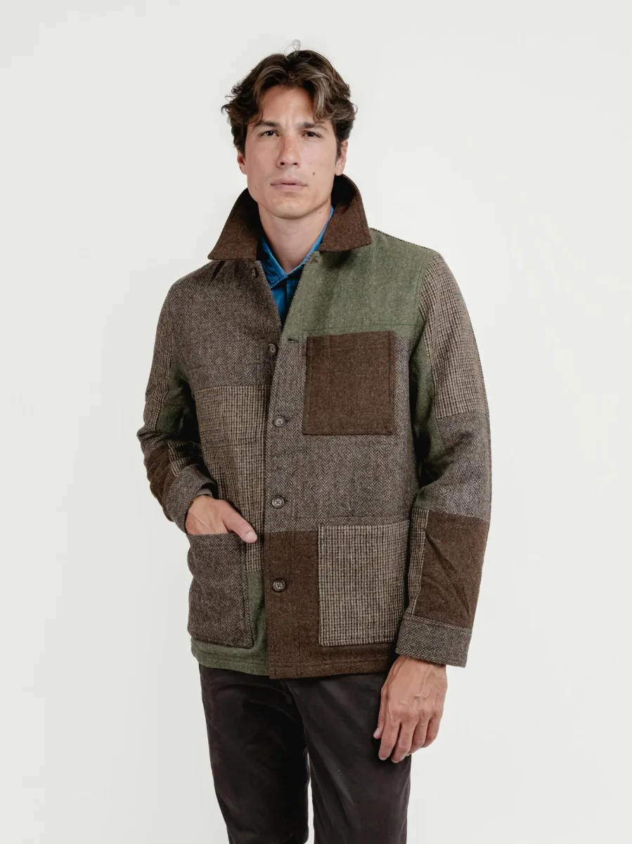 GIACCA IN LANA MODELLO DORR PATCHWORK MULTICOLOR