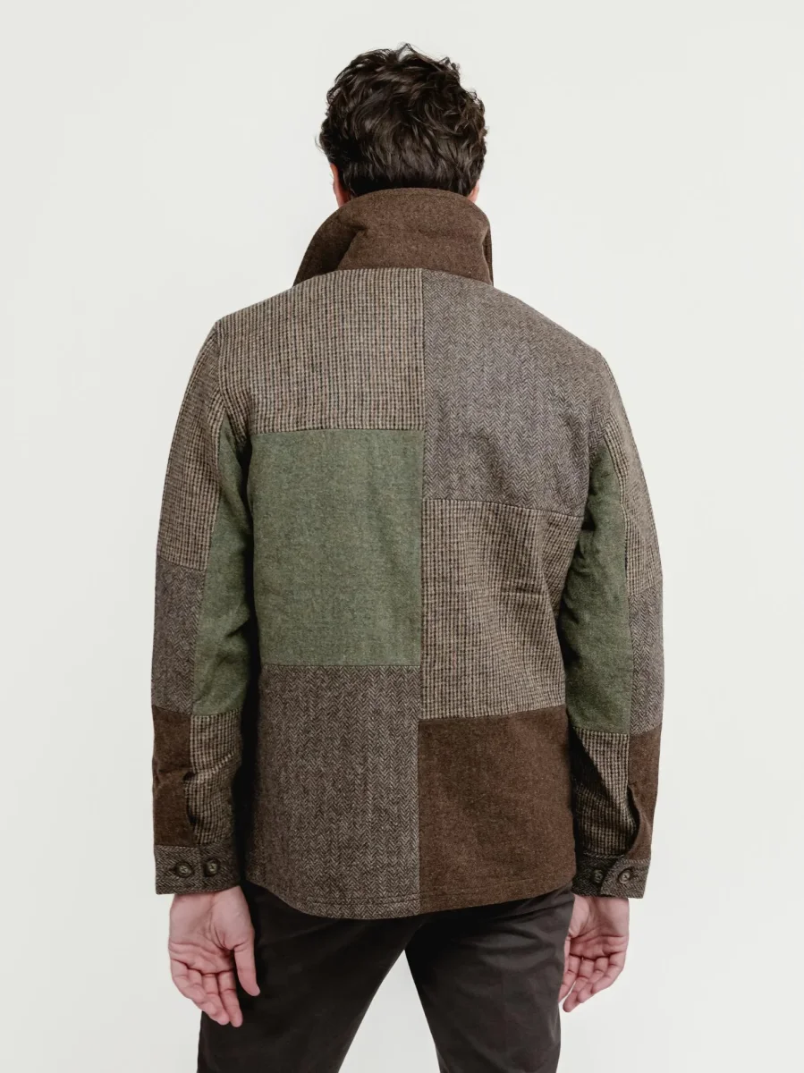 GIACCA IN LANA MODELLO DORR PATCHWORK MULTICOLOR - immagine 4