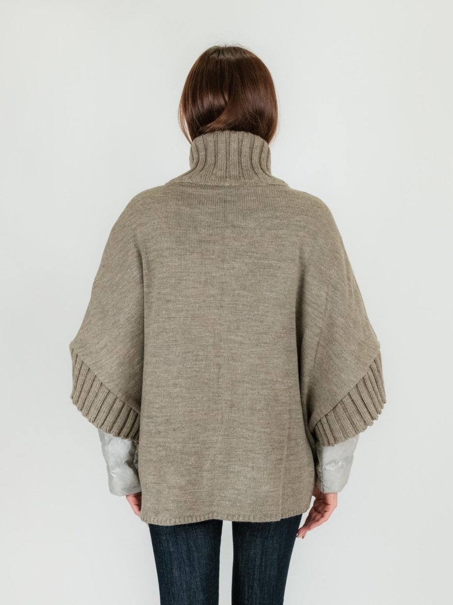 GIACCA MANTELLA ADELE CON PIUMINO 3 IN UNO BEIGE - immagine 4