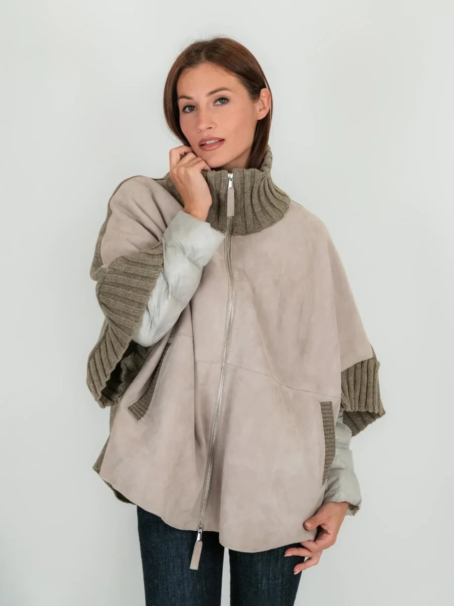 GIACCA MANTELLA ADELE CON PIUMINO 3 IN UNO BEIGE