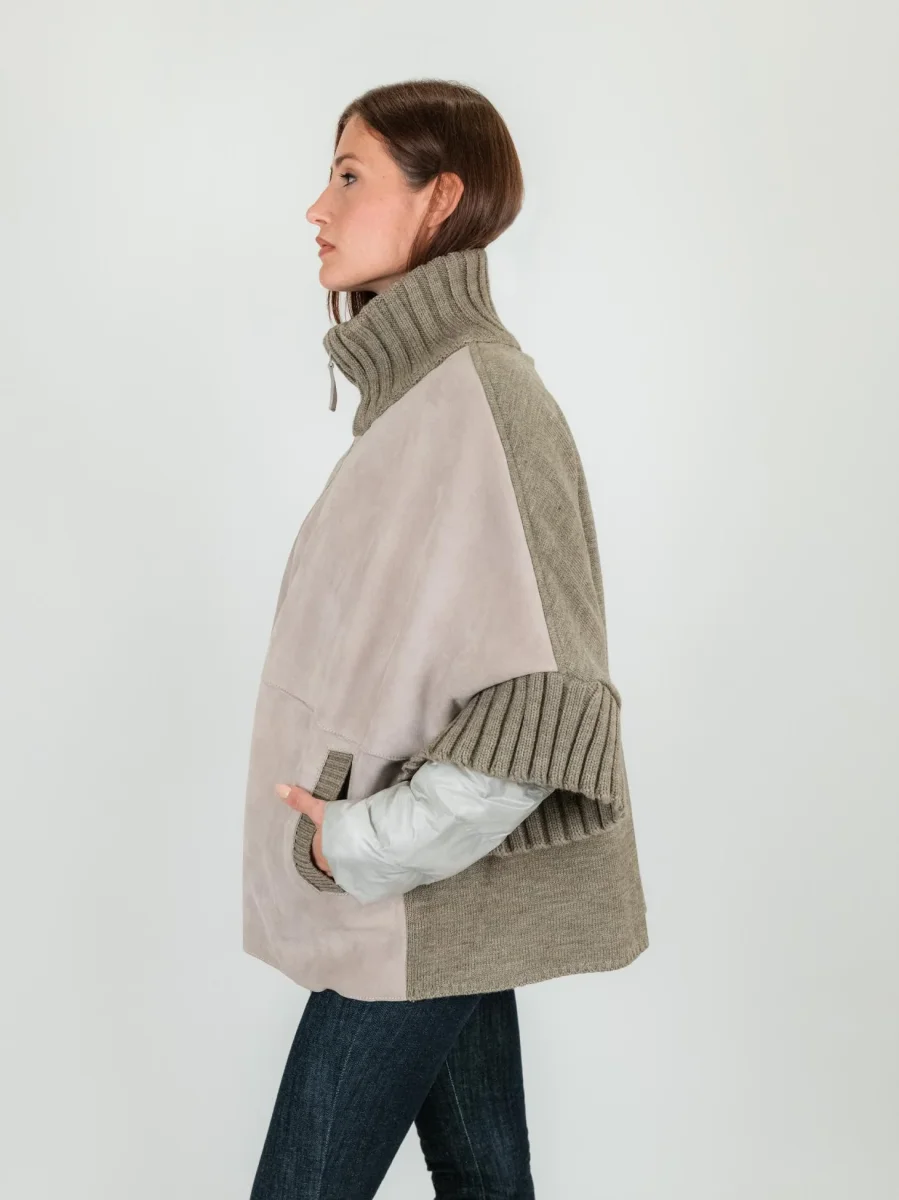 GIACCA MANTELLA ADELE CON PIUMINO 3 IN UNO BEIGE - immagine 3