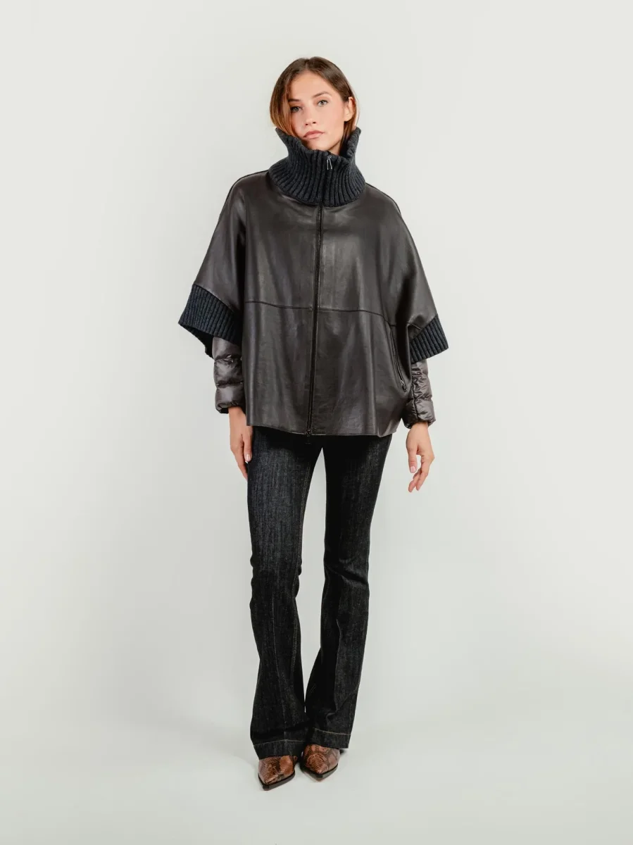 GIACCA MANTELLA LAVINIA CON PIUMINO 3 IN 1 TESTA MORO - immagine 9