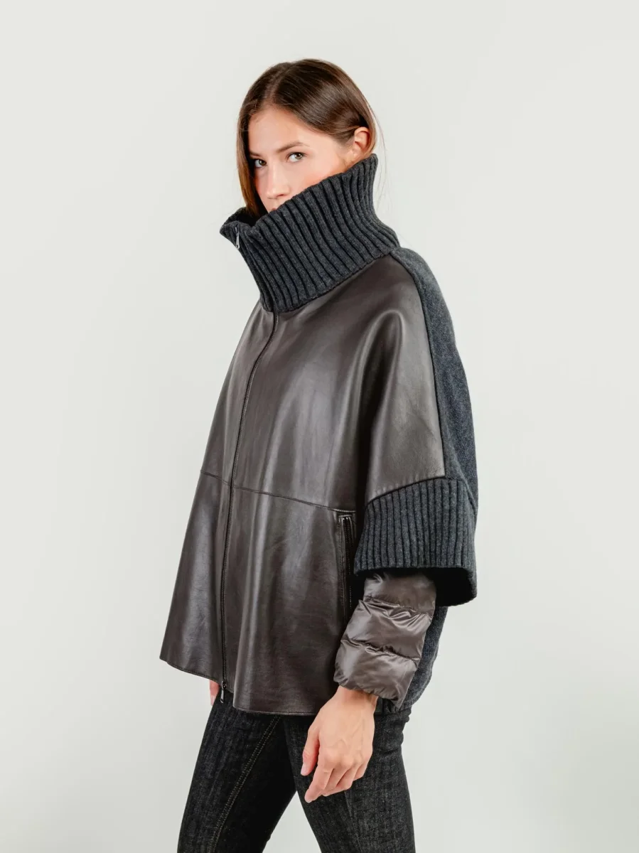 GIACCA MANTELLA LAVINIA CON PIUMINO 3 IN 1 TESTA MORO - immagine 7