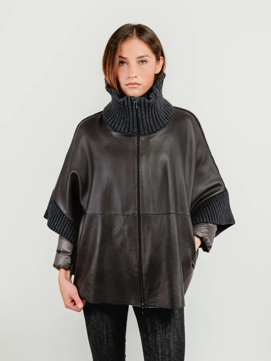 GIACCA MANTELLA LAVINIA CON PIUMINO 3 IN 1 TESTA MORO