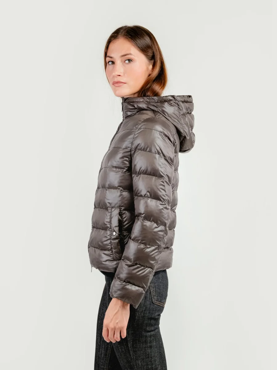 GIACCA MANTELLA LAVINIA CON PIUMINO 3 IN 1 TESTA MORO - immagine 4