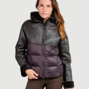 GIACCA MONTONE E PIUMINO TESTA MORO