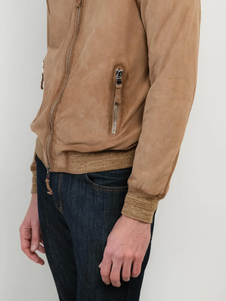 GIACCA SCAMOSCIATA BEIGE QUENTIN - immagine 5