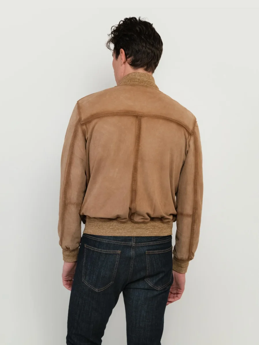 GIACCA SCAMOSCIATA BEIGE QUENTIN - immagine 4