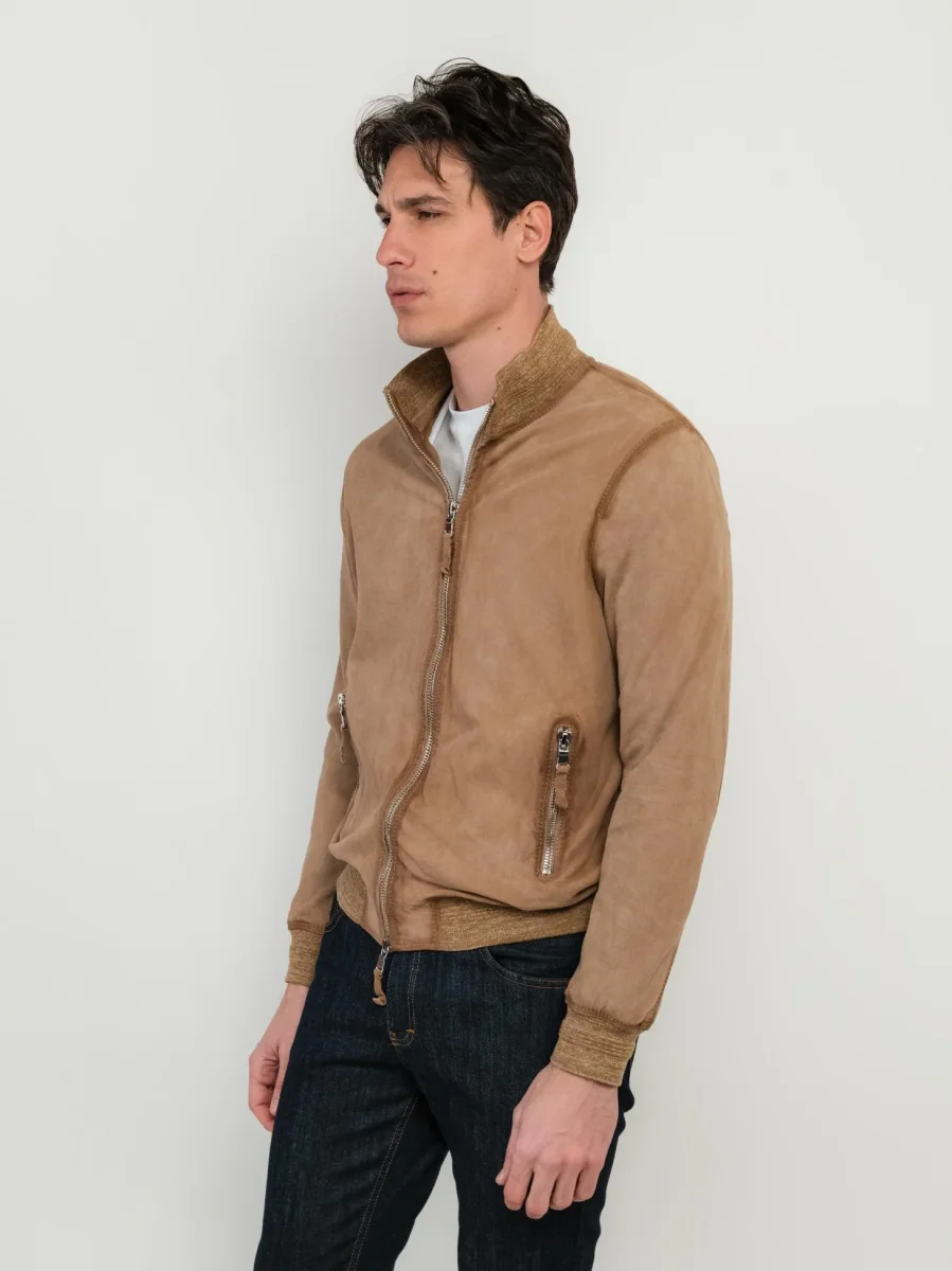 GIACCA SCAMOSCIATA BEIGE QUENTIN - immagine 3