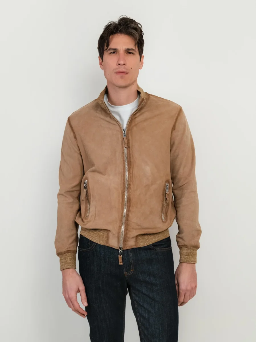 GIACCA SCAMOSCIATA BEIGE QUENTIN