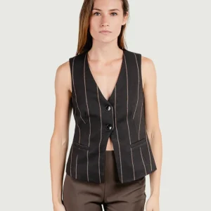 GILET GESSATO TESTA MORO