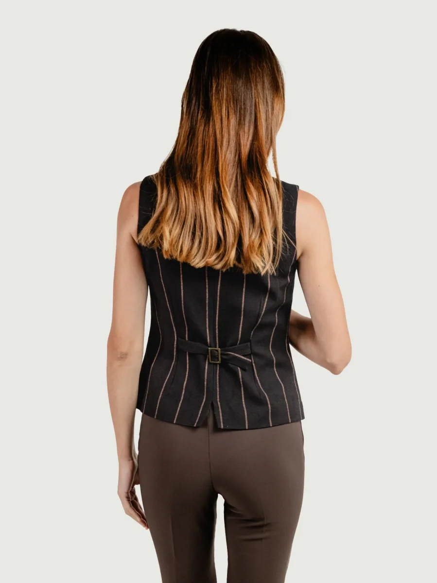 GILET GESSATO TESTA MORO - immagine 4