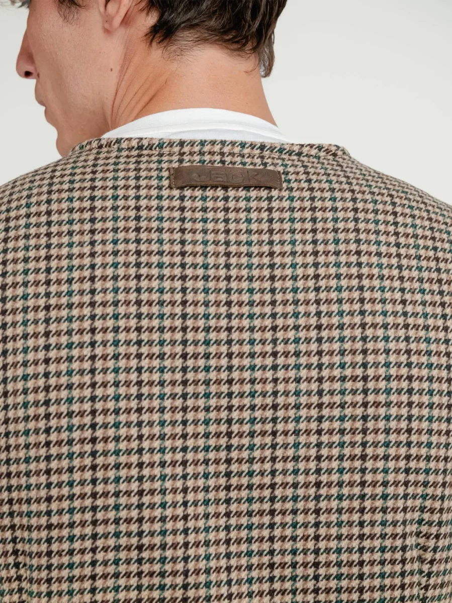 GILET LORRY IN PELLE SCAMOSCIATA JUNGLE - immagine 7