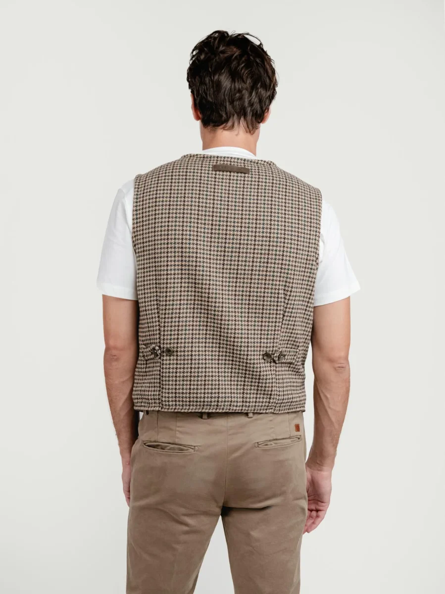 GILET LORRY IN PELLE SCAMOSCIATA JUNGLE - immagine 4