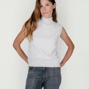 GILET LUPETTO AVORIO