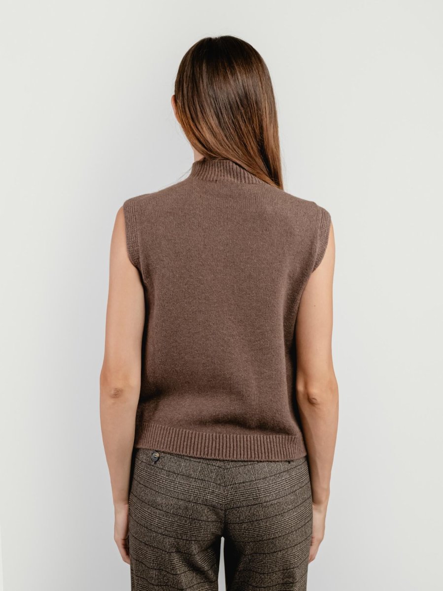 GILET LUPETTO TABACCO - immagine 4