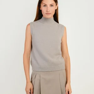 GILET LUPETTO TORTORA