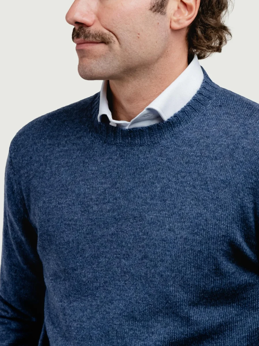 GIROCOLLO IN LANA BLUETTE - immagine 5