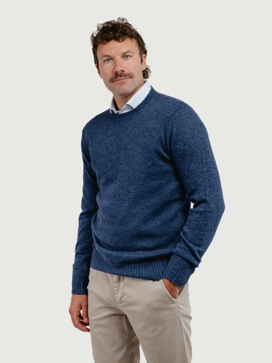 GIROCOLLO IN LANA BLUETTE - immagine 3