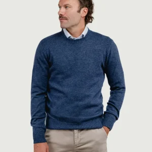 GIROCOLLO IN LANA BLUETTE