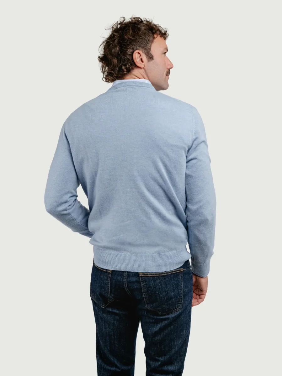 GIROCOLLO MISTO CASHMERE CARTA ZUCCHERO - immagine 4