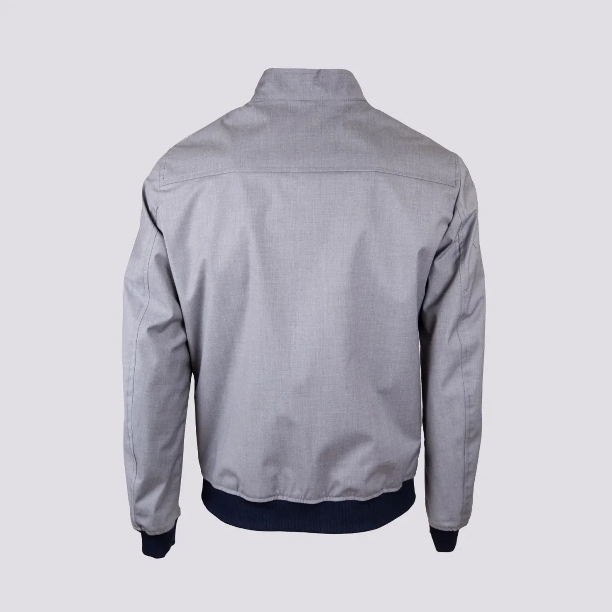 GIUBBINO IN TESSUTO GRIGIO A CONTRASTO - immagine 4