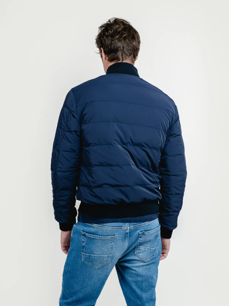 GIUBBOTTO DEREK SEAMLESS IN PELLE REVERSIBILE IN NYLON - immagine 8