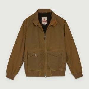 GIUBBOTTO G9 IMBOTTITO IN COTONE CERATO TAN