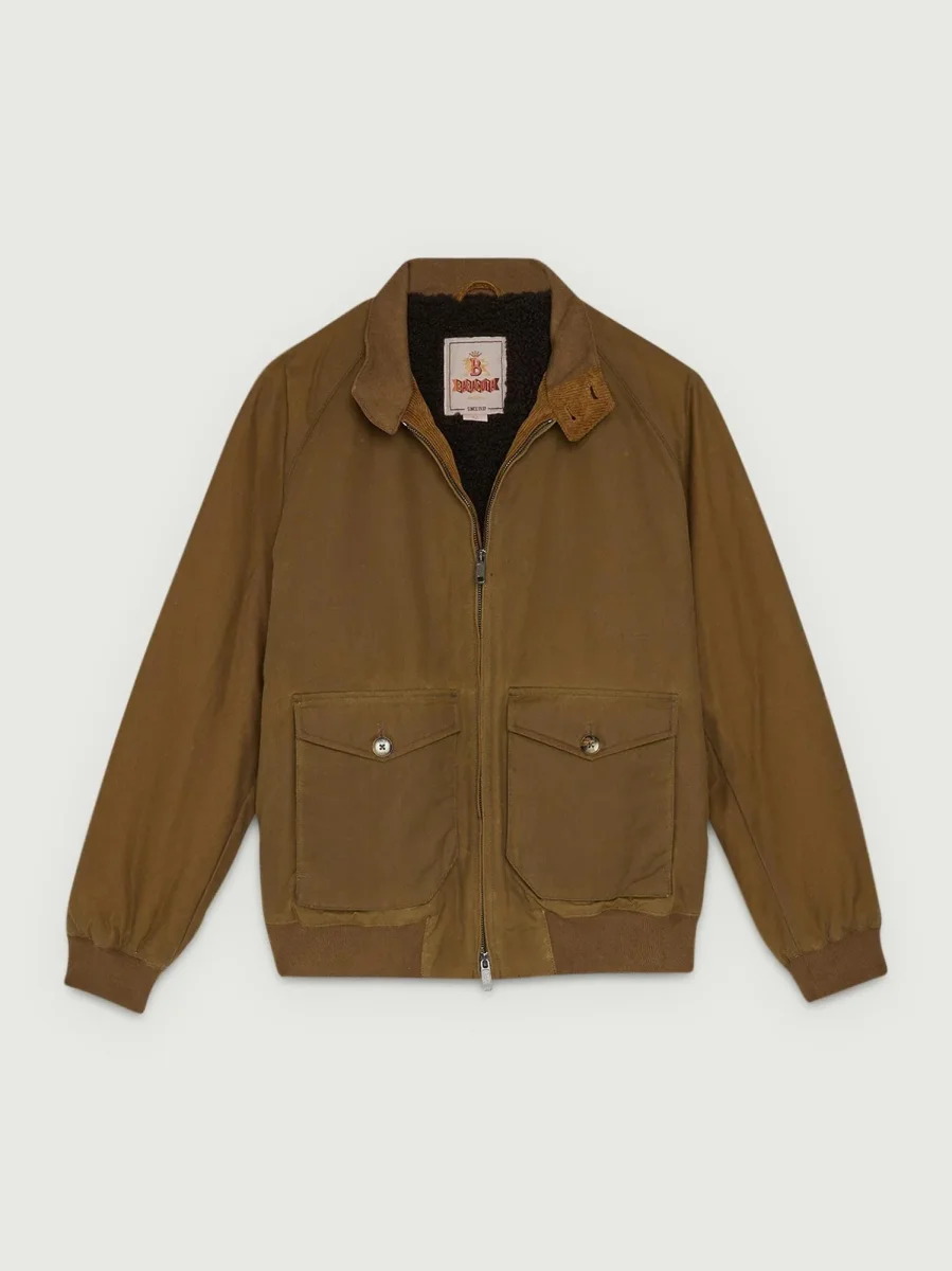 GIUBBOTTO G9 IMBOTTITO IN COTONE CERATO TAN