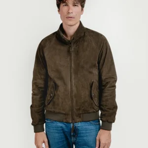 GIUBOTTO ETHAN IN PELLE SCAMOSCIATA NOCCIOLA