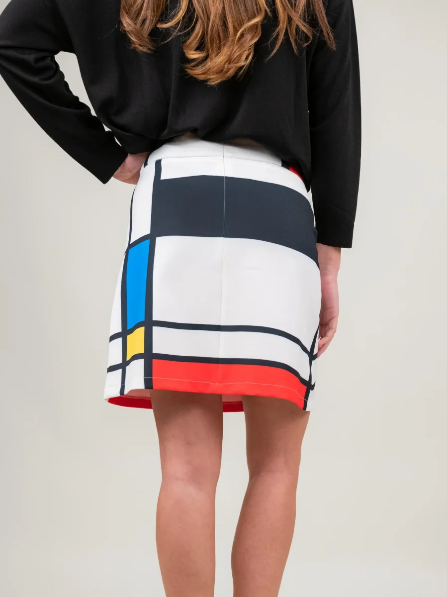GONNA A VITA ALTA FANTASIA MONDRIAN - immagine 4