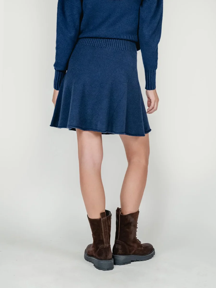 GONNA IN MAGLIA BLU - immagine 5